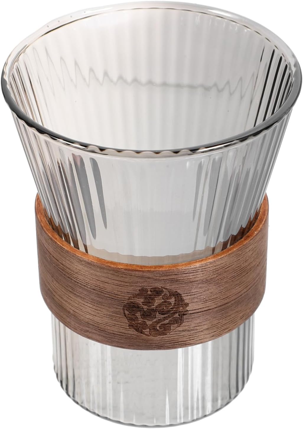 Elegant Glass Toothbrush Mouthwash Cup