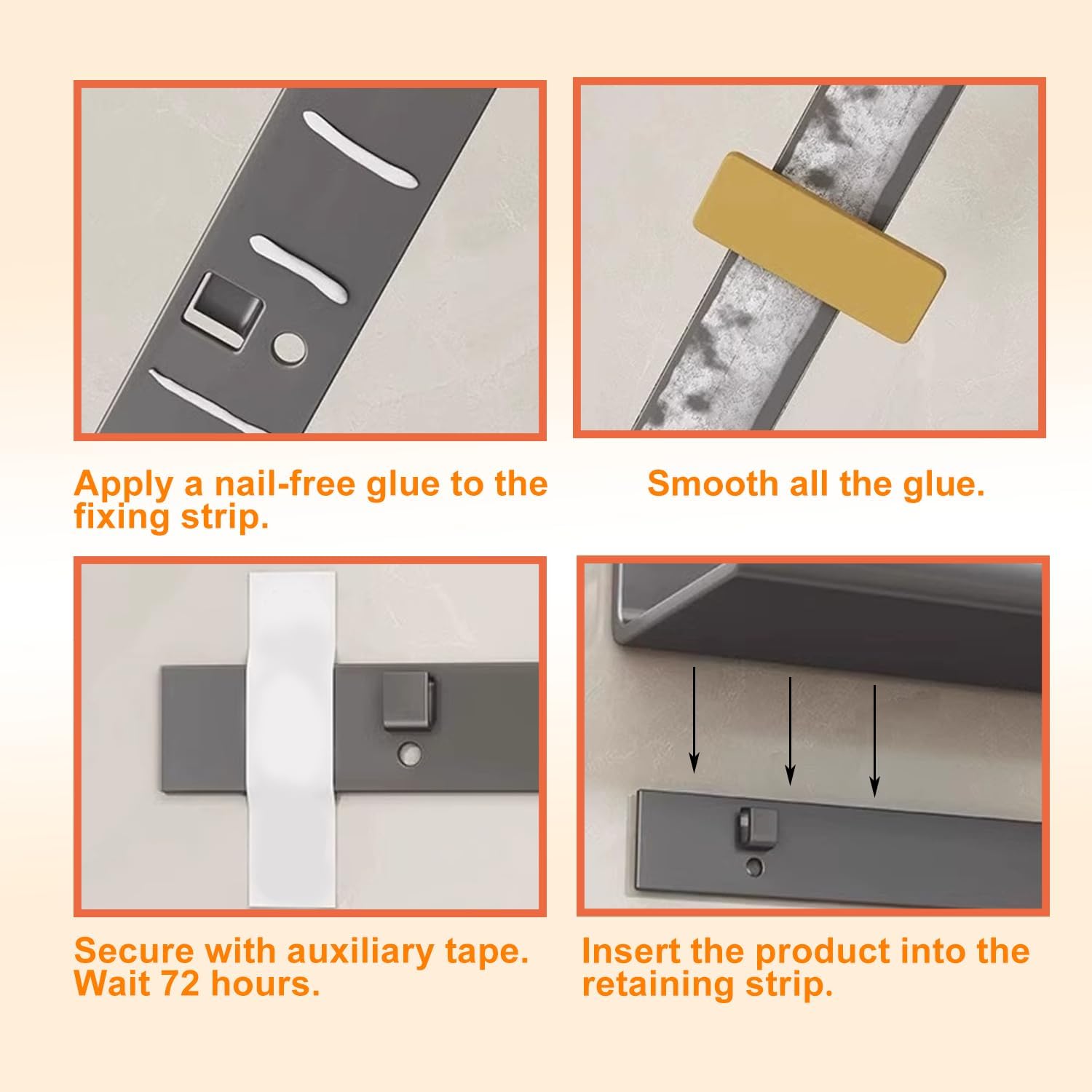 Sturdy Wall-Mounted Shower Caddy for Bathroom Storage