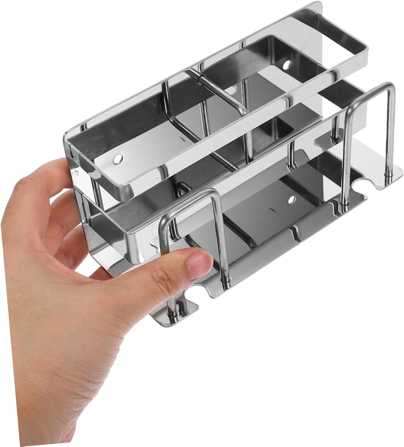 STOBAZA Stainless Steel Wall-Mounted Tooth Holder