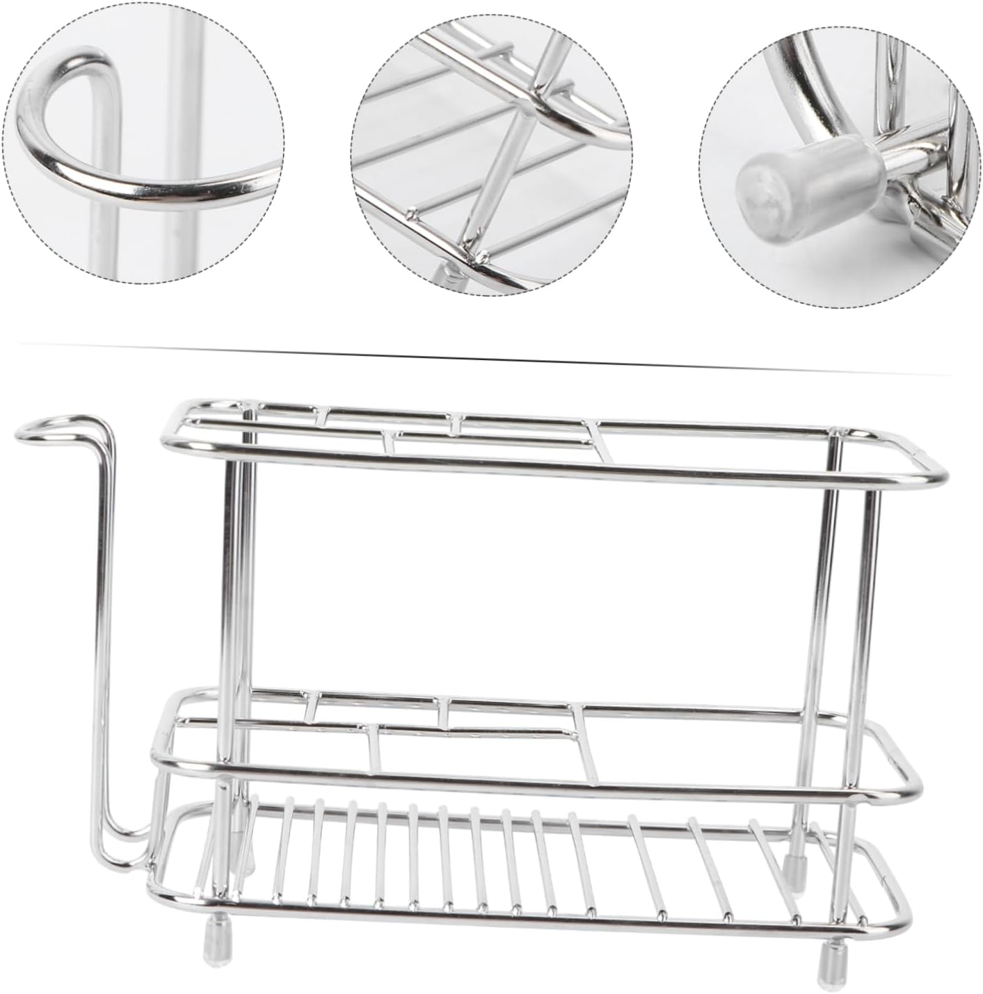 Stainless Steel Toothbrush Holder Shower Rack