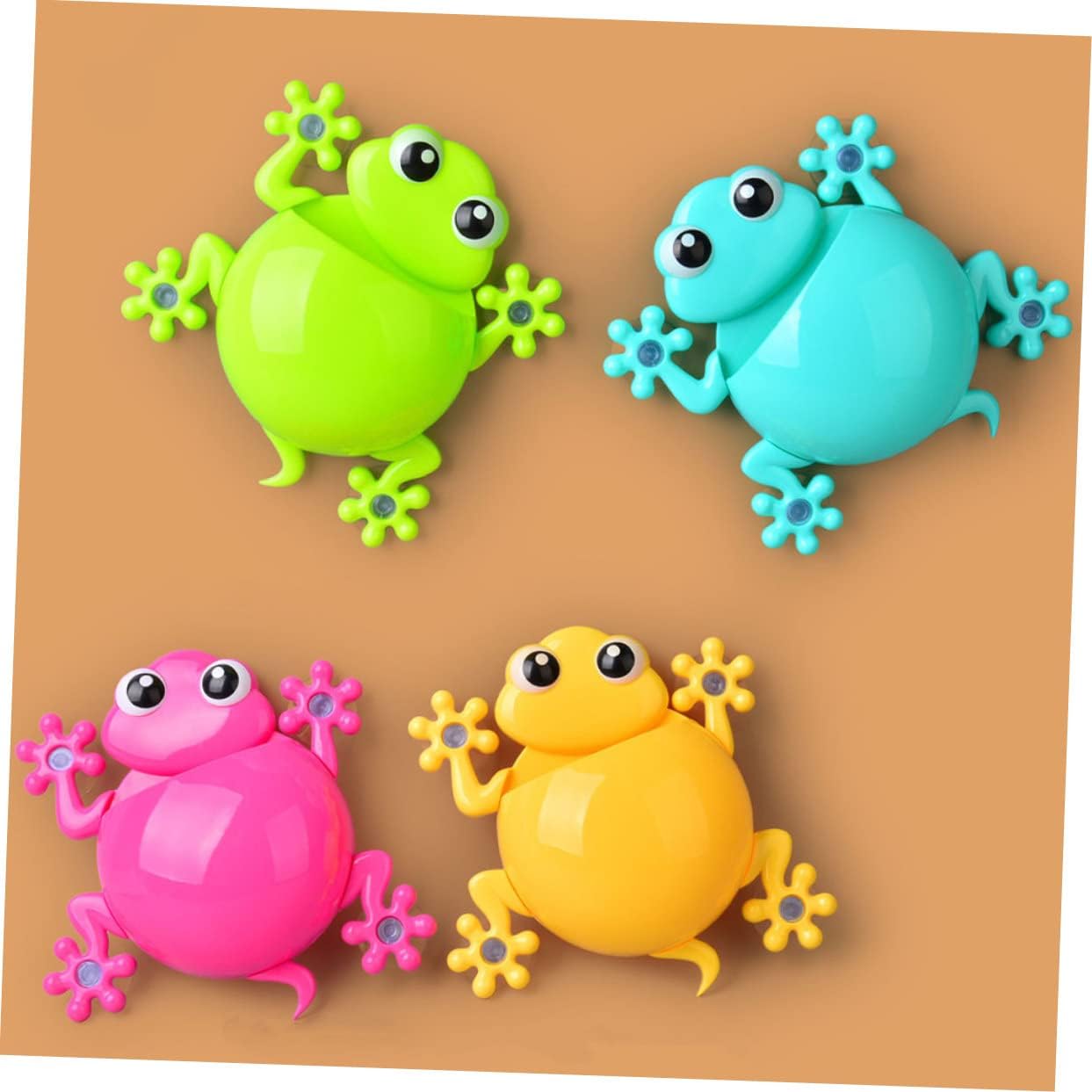 BEBEMOKO Animal Toothbrush Holder Suction Cup Design for Kids in the Bathroom