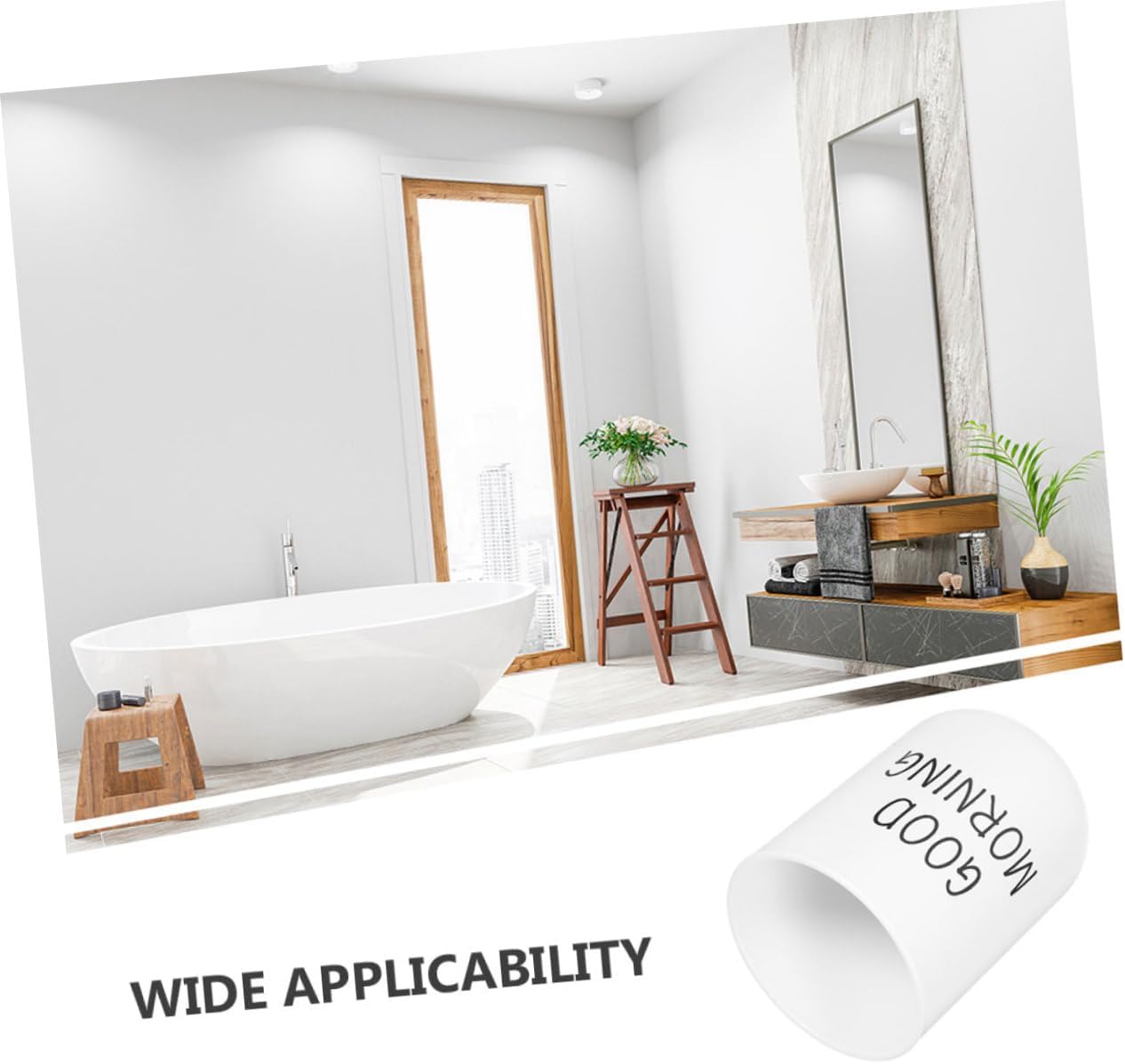Elegant bathroom organizer