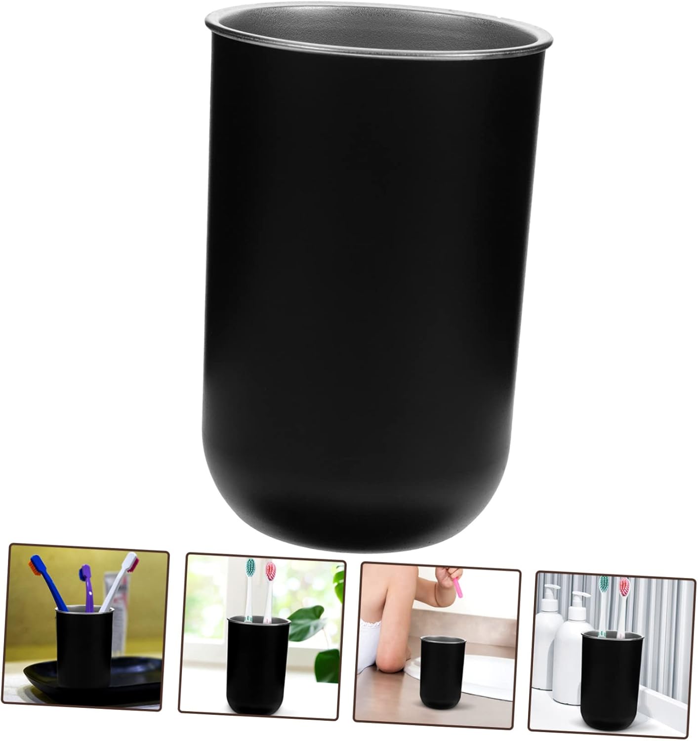 Amosfun Stainless Steel Travel Toothbrush Holder