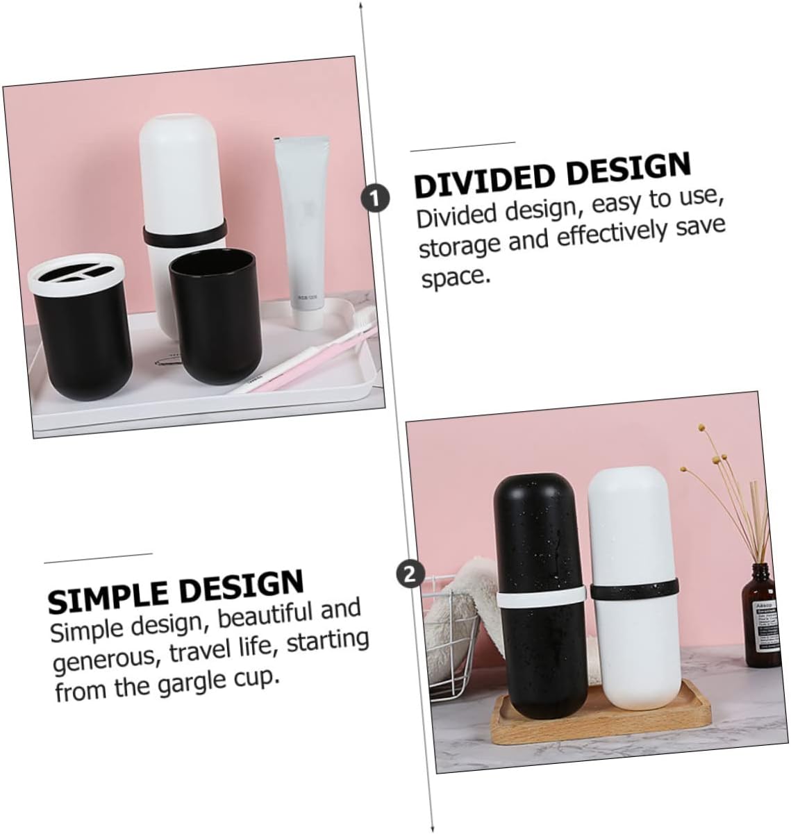 SOIMISS Portable Toothbrush Holder