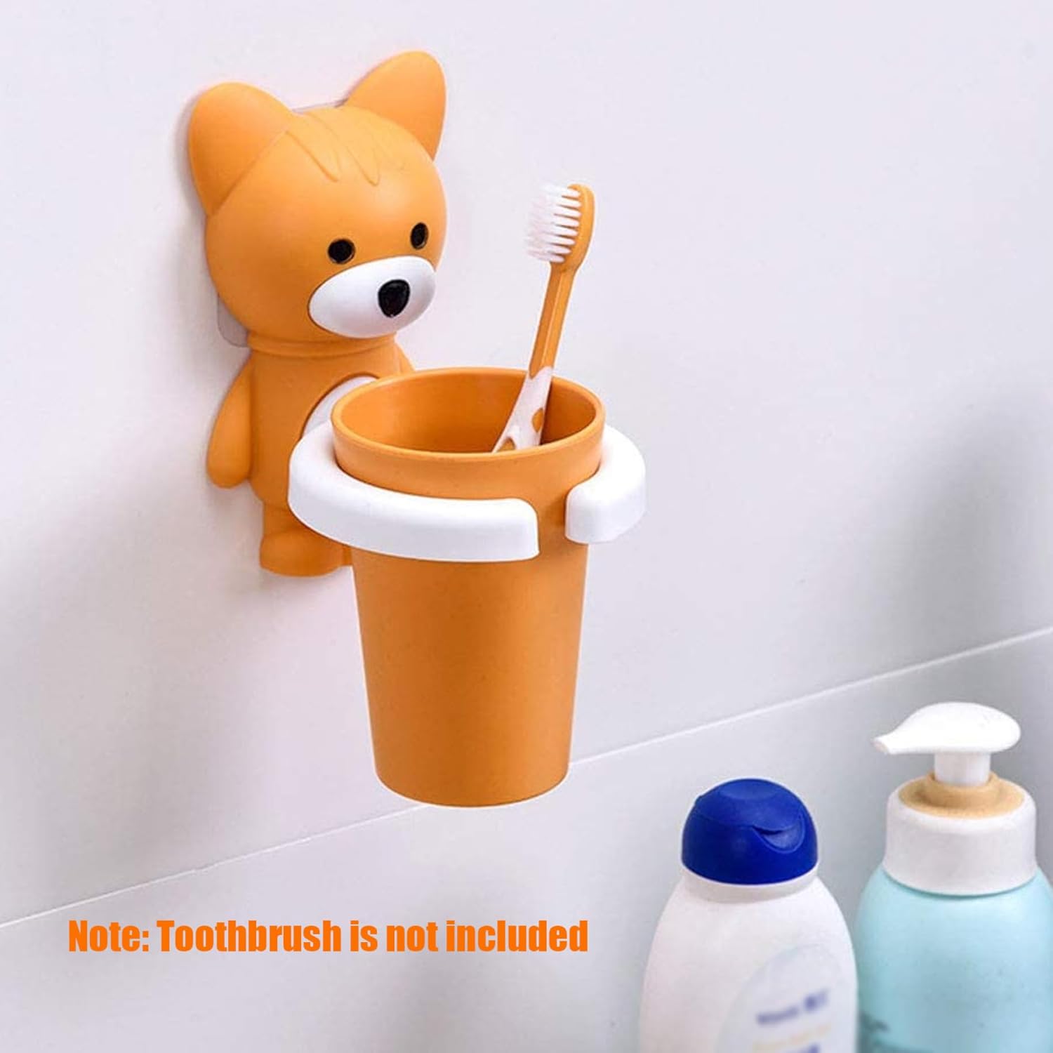 Mini Cartoon Fox Toothbrush Holder