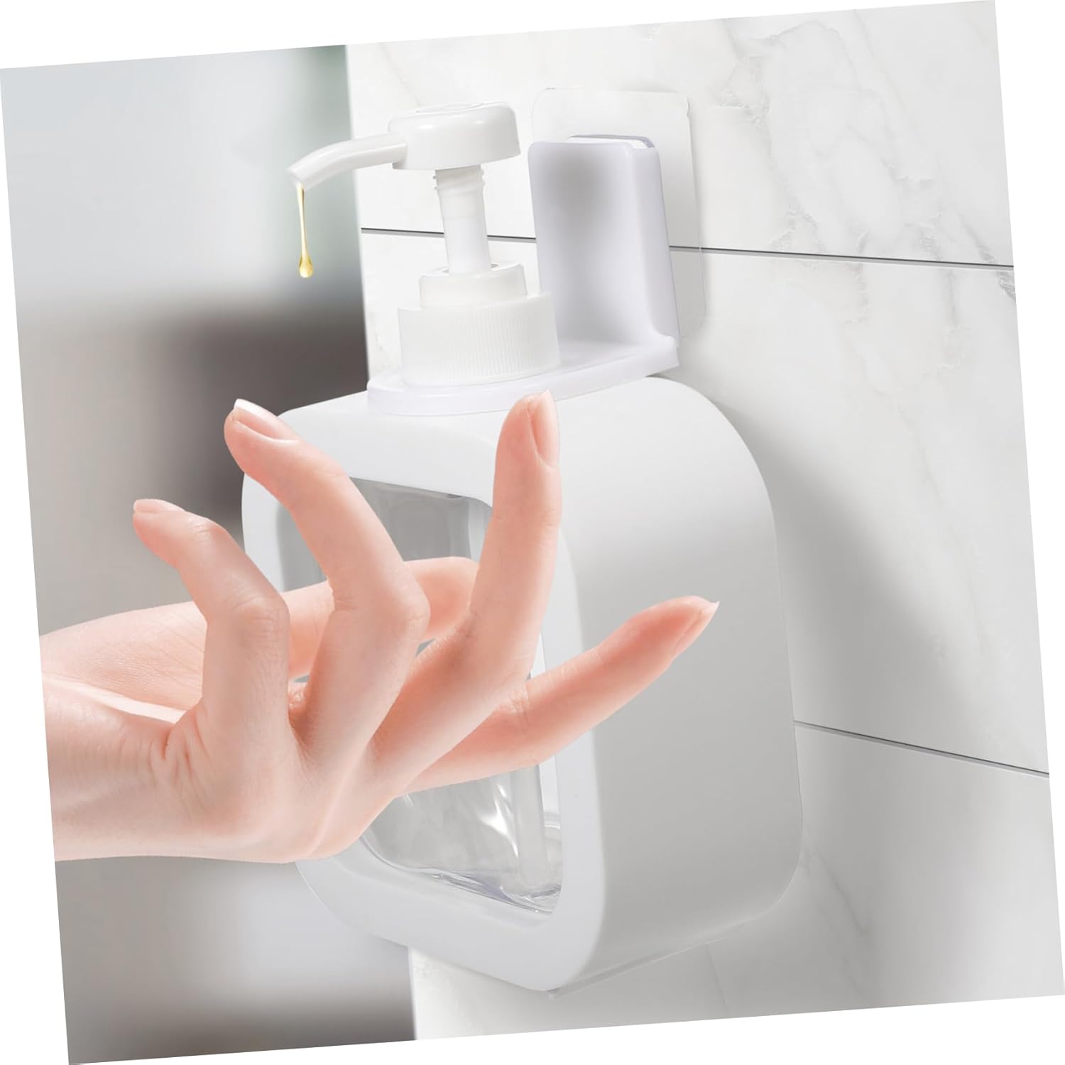 5-Piece Bath Rack Organizer with Adhesive Hooks for Efficient Storage
