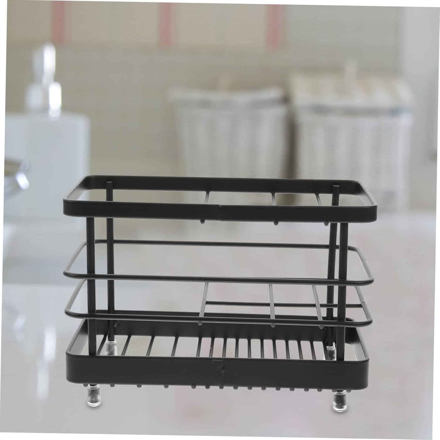 Othbrush Drain Rack Iron Makeup Brush Organizer