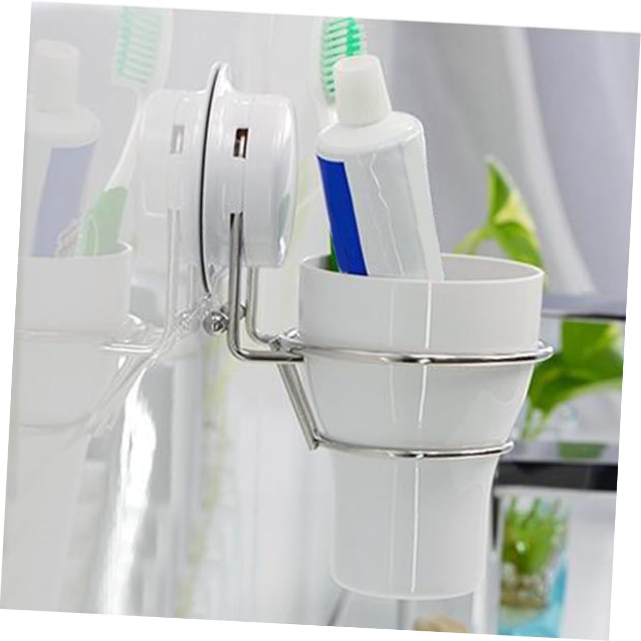YardenfunSpace-Saving Suction Cup Gargle Cup Holder