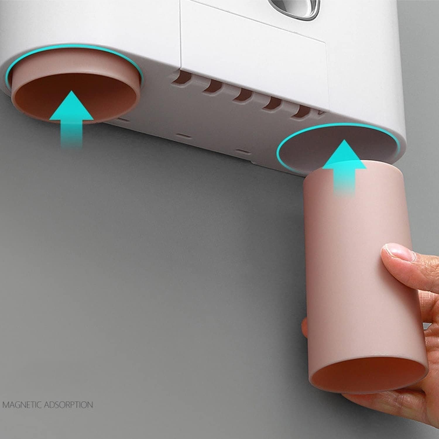 Wall-Mounted Toothbrush Organizer for Efficient Oral Care