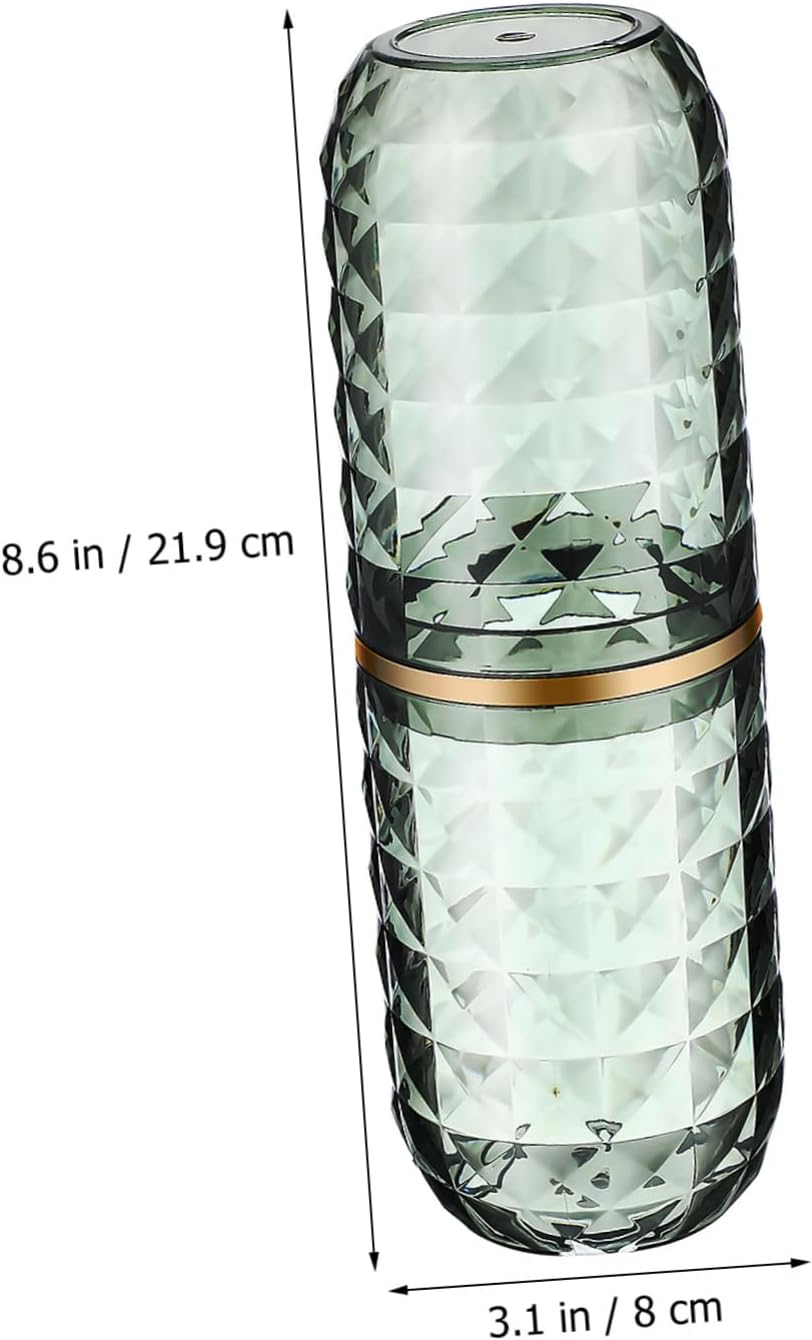 Dual-Purpose Travel Toothbrush Cup Organizer