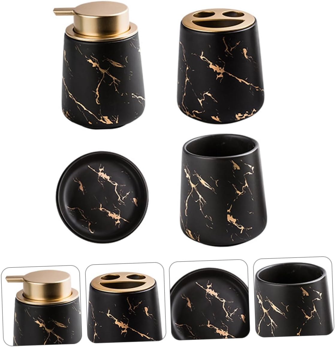 Beatifufu Perfect for Boys and Girls Toothbrush Holder Soap Dispenser Set