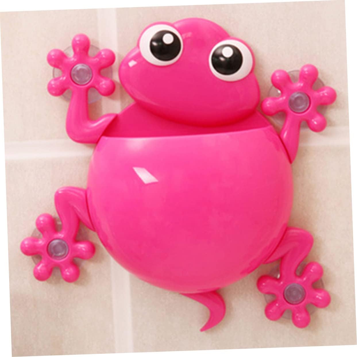 BEBEMOKO Animal Toothbrush Holder Suction Cup Design for Kids in the Bathroom