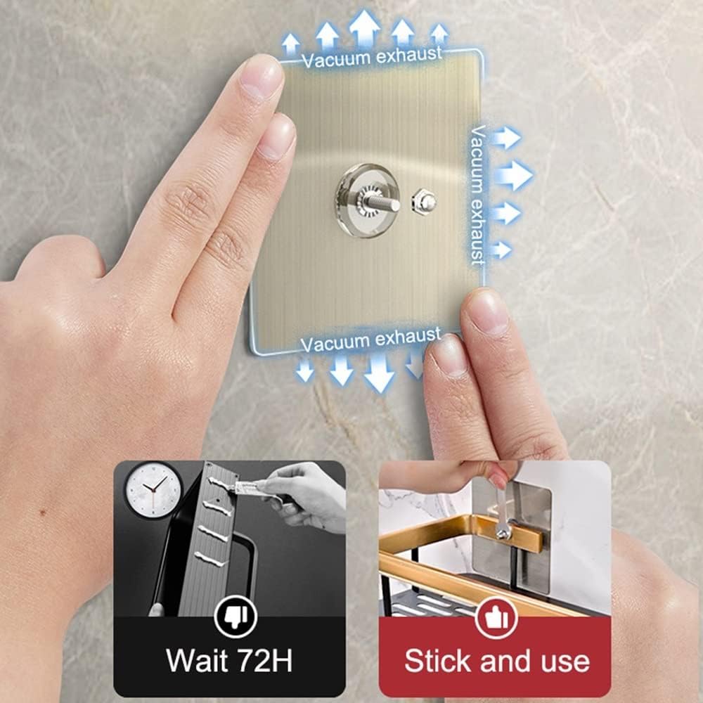 Sturdy Golden Standing Shower Caddy