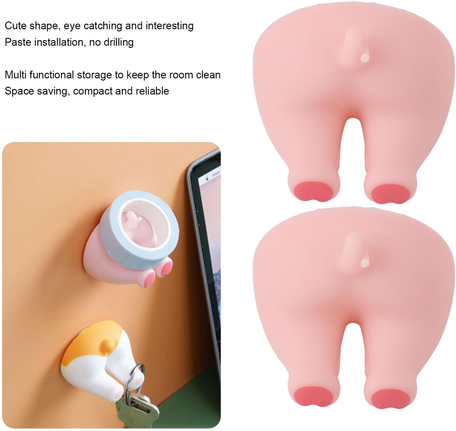 OP PWONG Cute Animal Toothbrush Holder