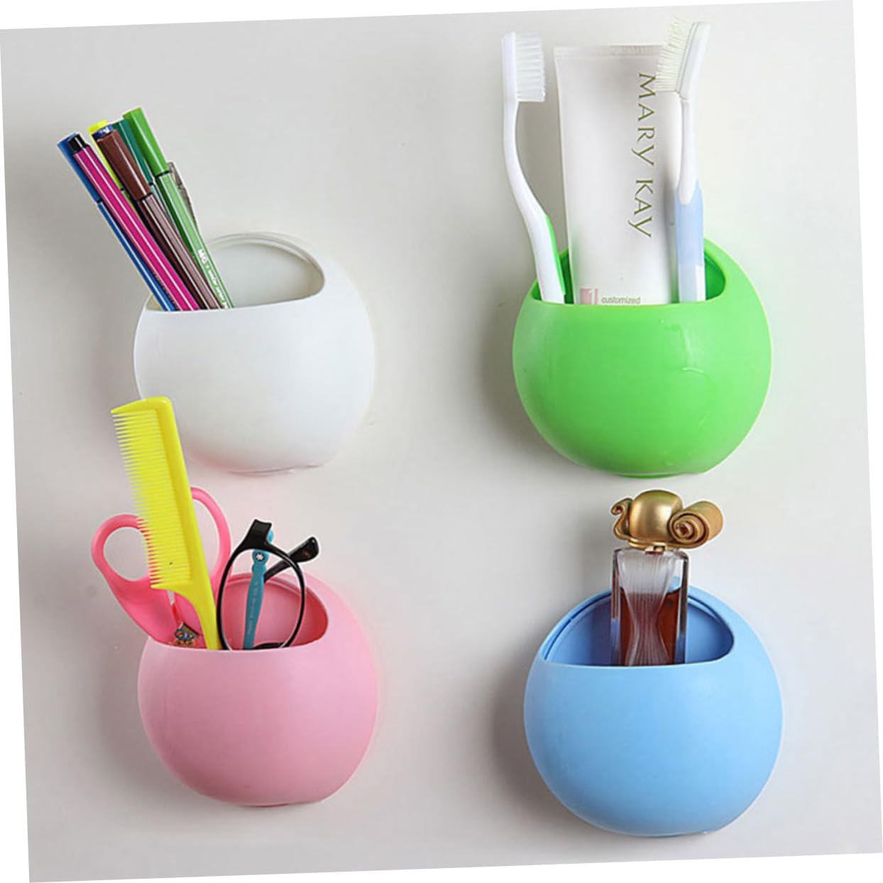 Holibanna Suction Cup Toothbrush Holder