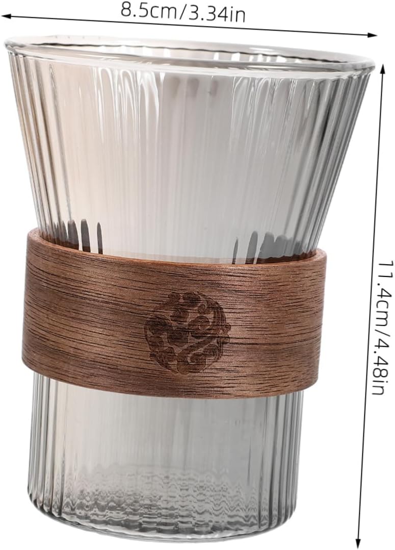 Stylish Reusable Glass Toothbrush Cup Set for the Bathroom