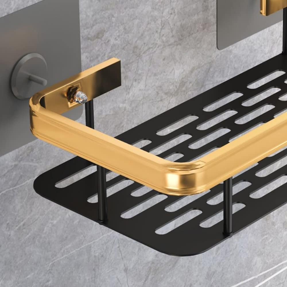 BAHELS Bath Organizer Wall-Free Aluminum Shah Organizer for Bathroom Kitchen