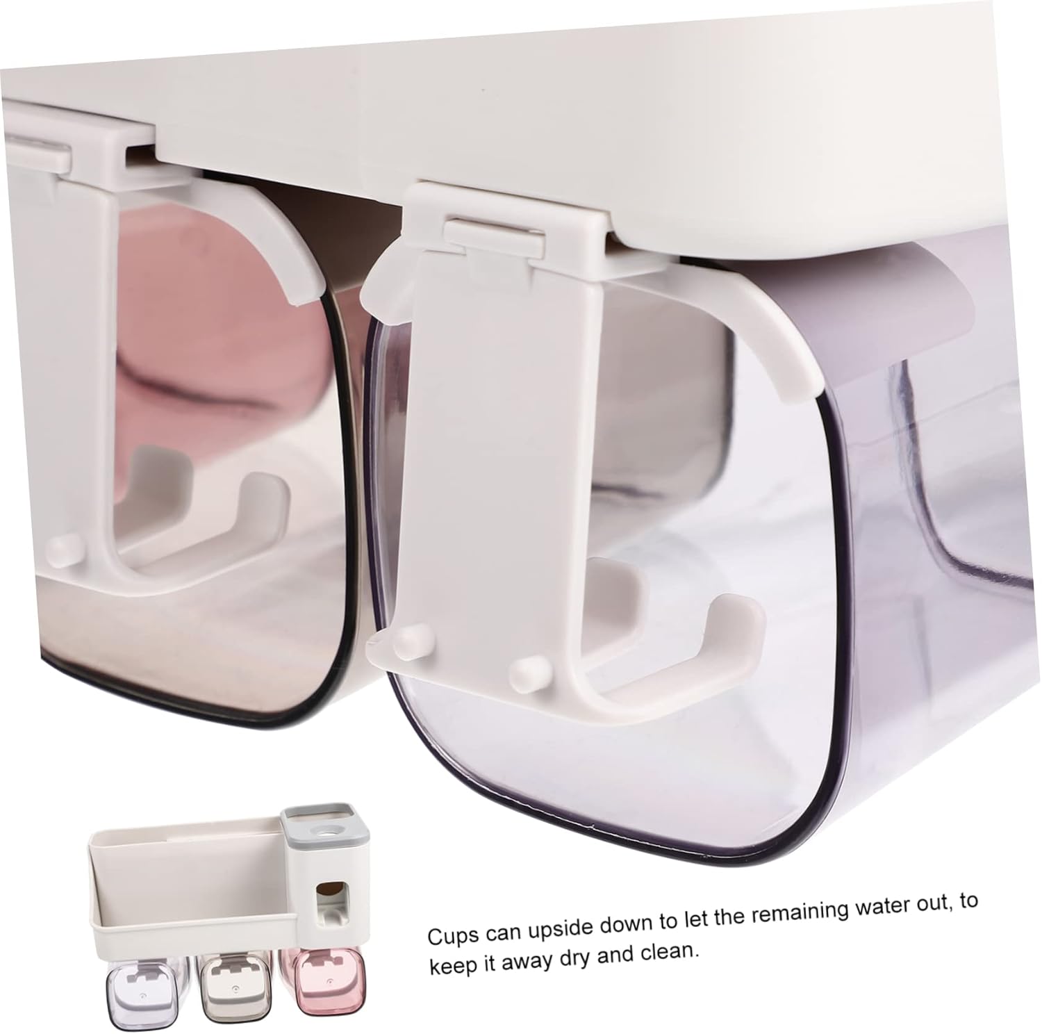 Perfect multi-functional wall-mounted toothbrush holder for space-saving bathroom solutions