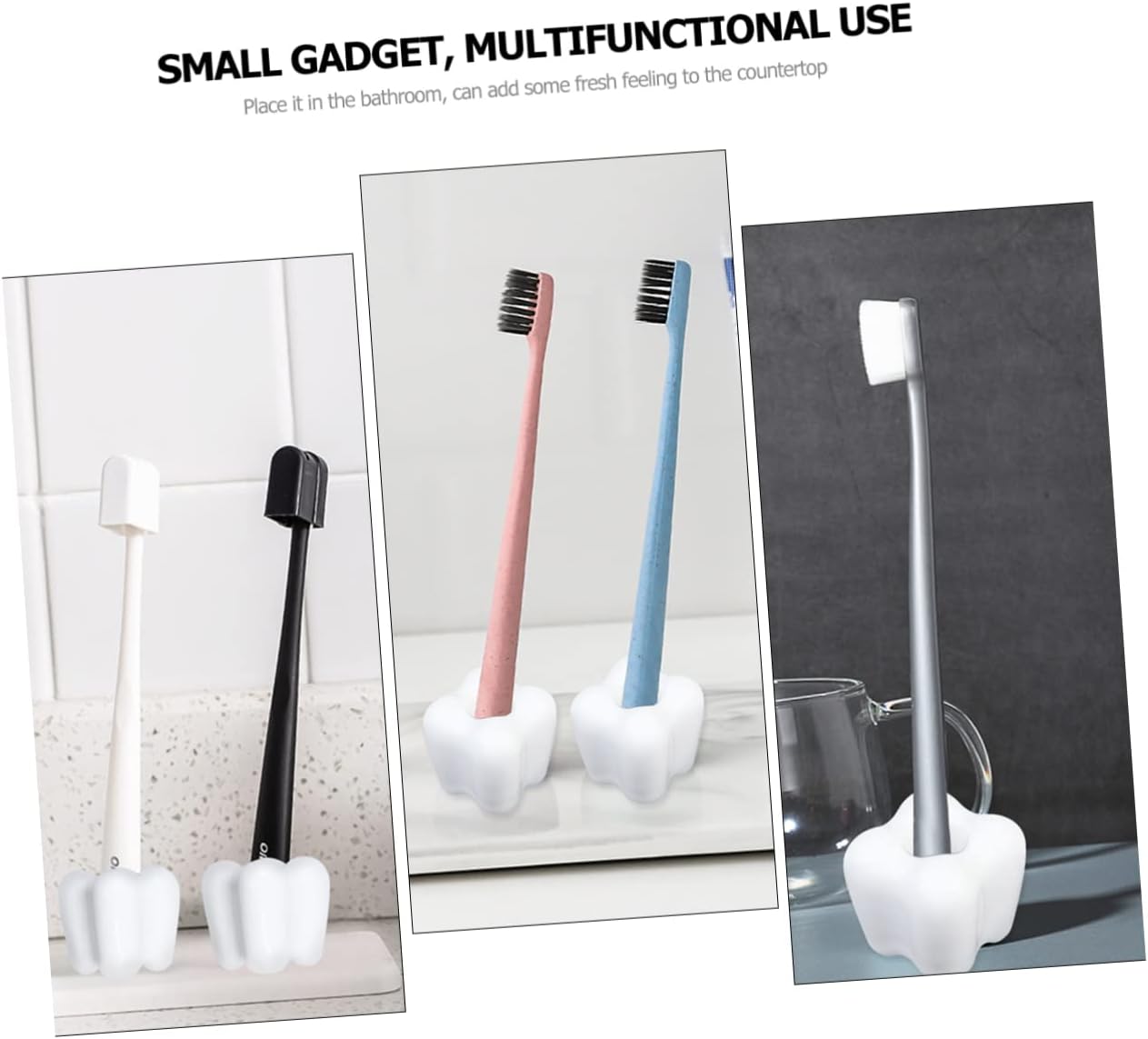 4-Piece Creative Tooth-Shaped Holder