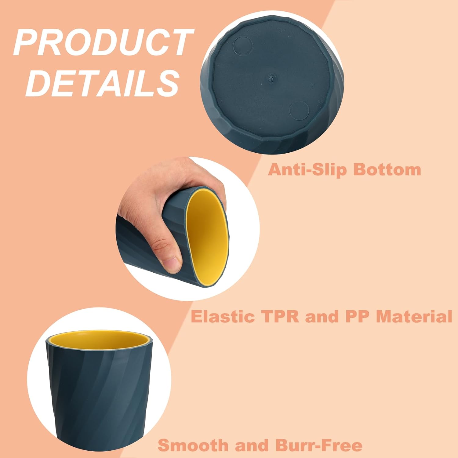 Fastship uxcell Reusable Oral Care Cup
