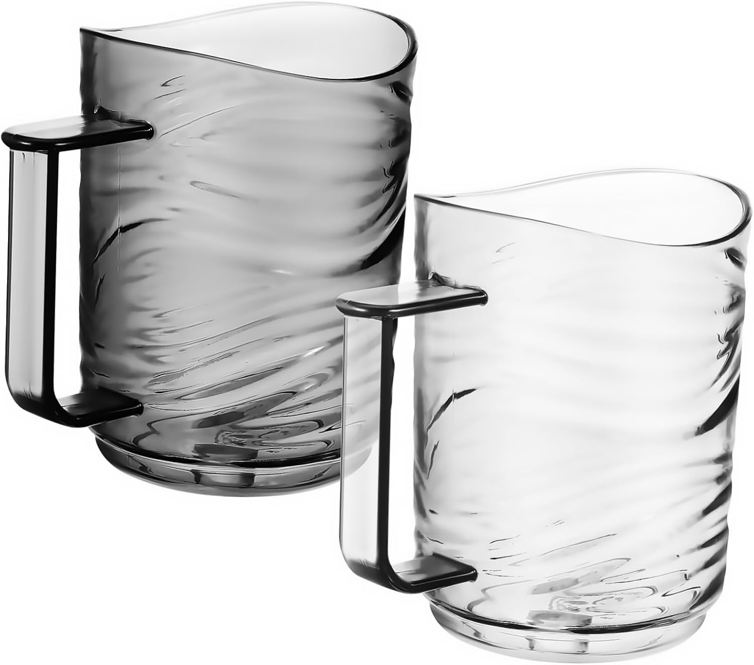 Ergonomic Handle Toothbrush Holder Cups