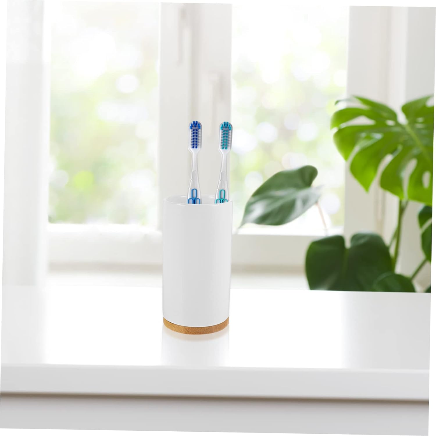 Ceramic Toothbrush Holder Multipurpose Tumbler for Bathroom Home Use