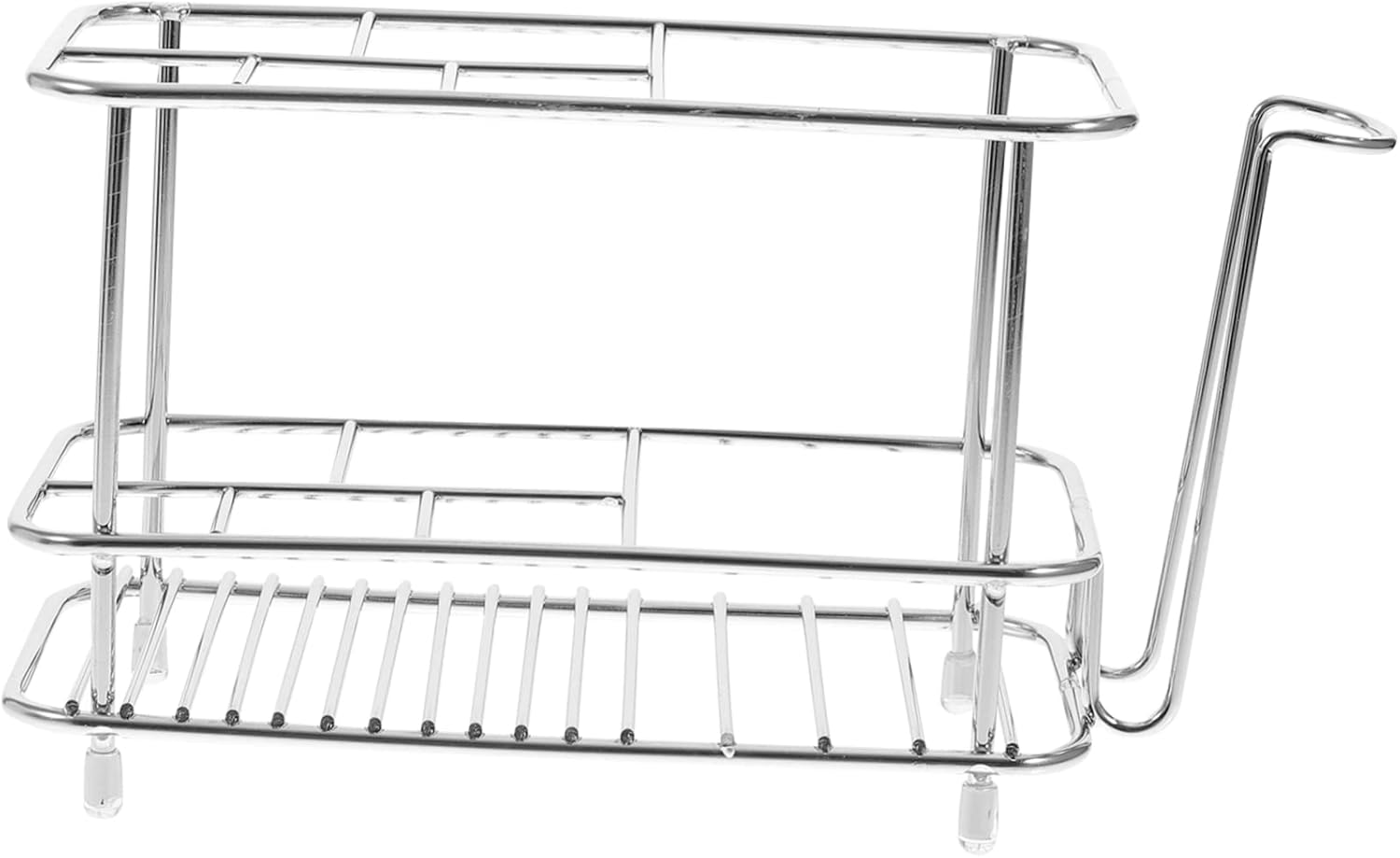 1pc Stainless Steel Shower Rack Toothbrush Holder