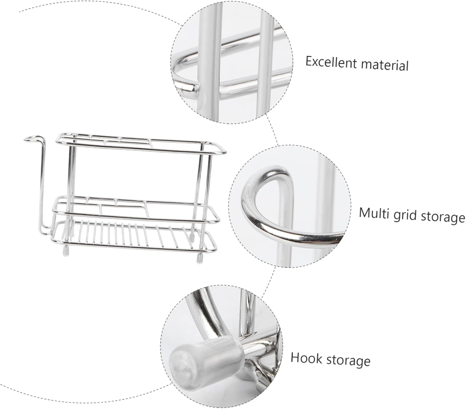 Zerodeko Wall-Mounted Toothbrush Cup Organizer
