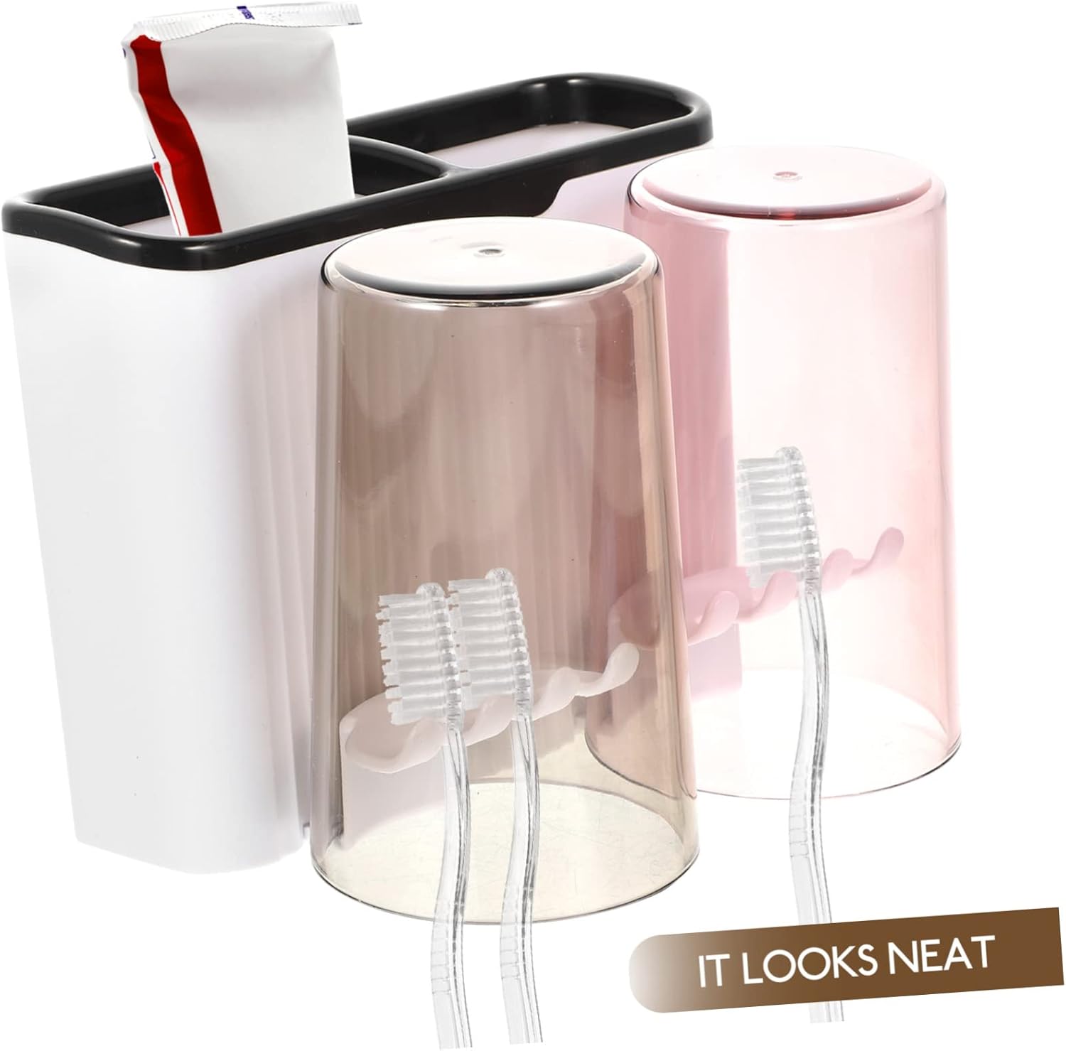 Elegant Wall-Mounted Toothbrush Organizer
