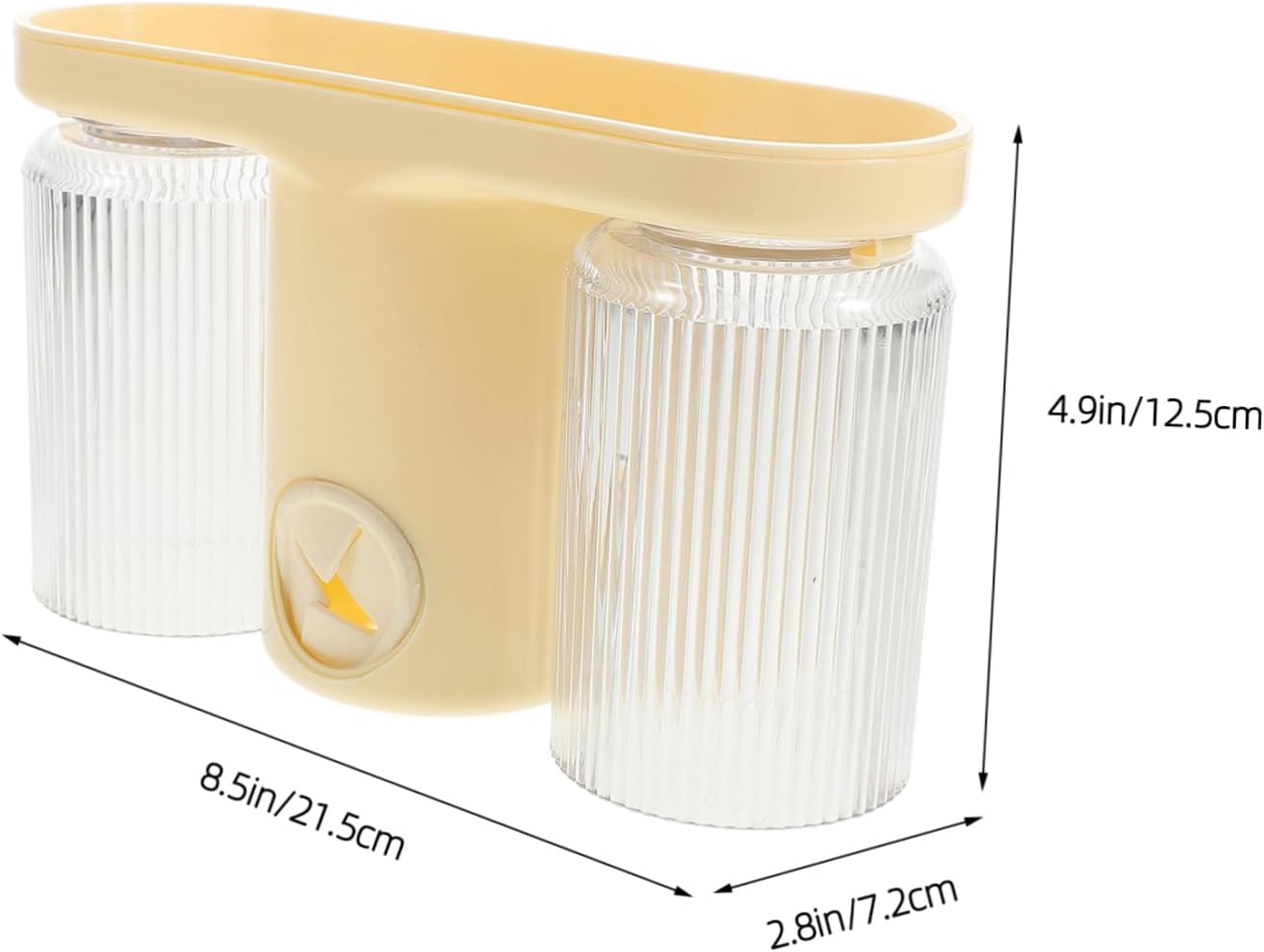 Fonoton Dual-Cup Toothbrush Holder