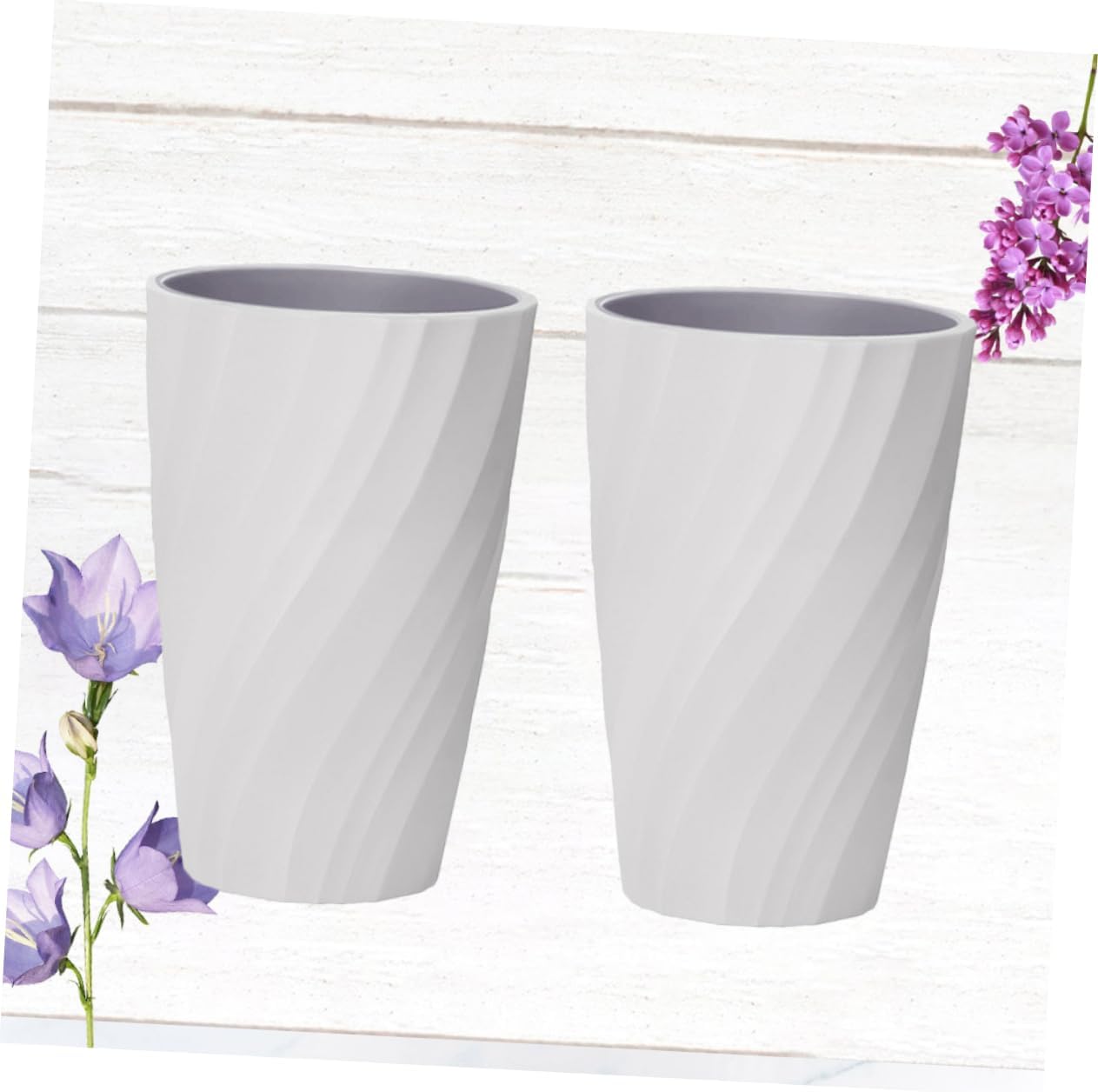 2pcs Portable Toothbrush Holder Gargle Cup for Home Travel