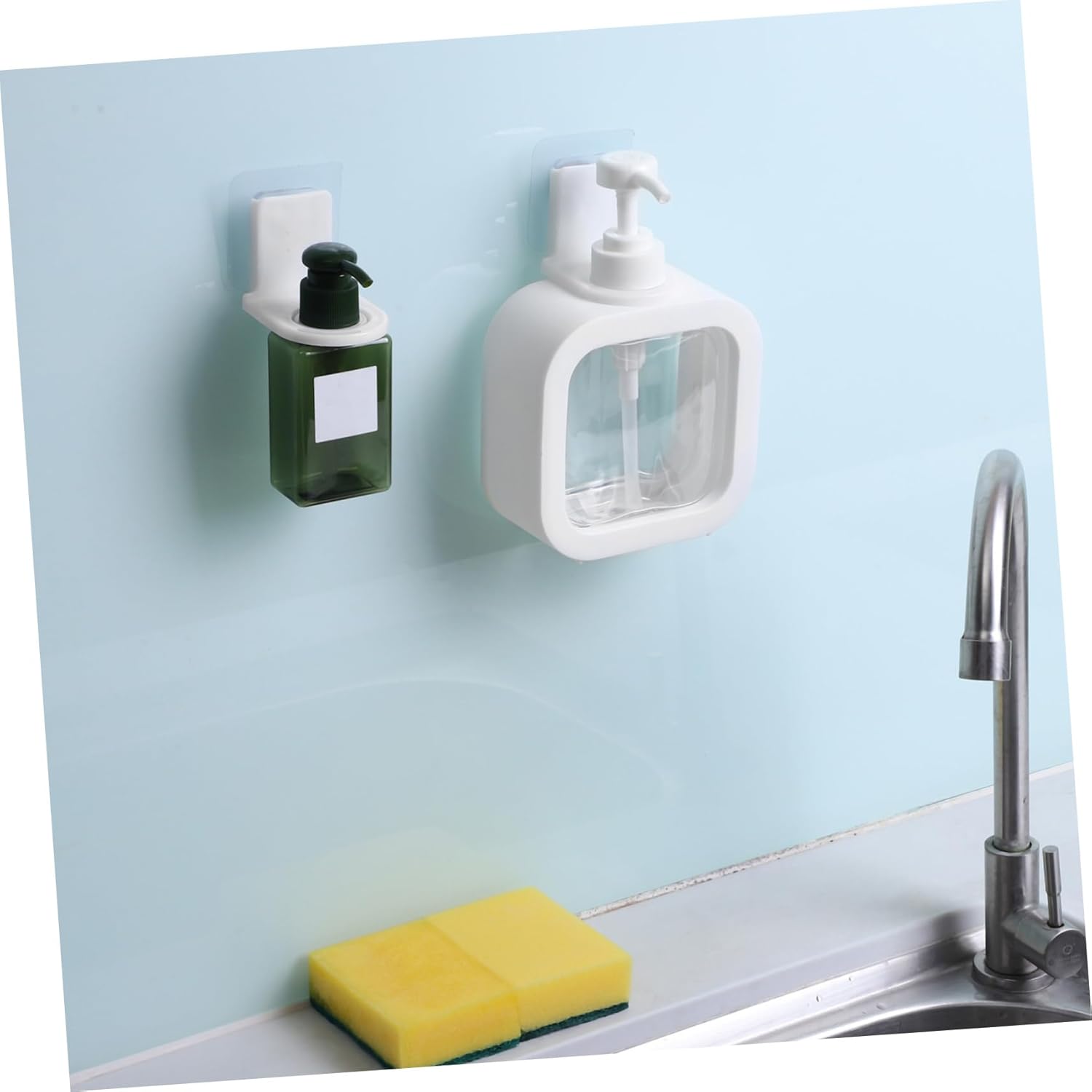 Wall Summon 5-Piece Wall Hanging Organizing System for Bathroom and Kitchen