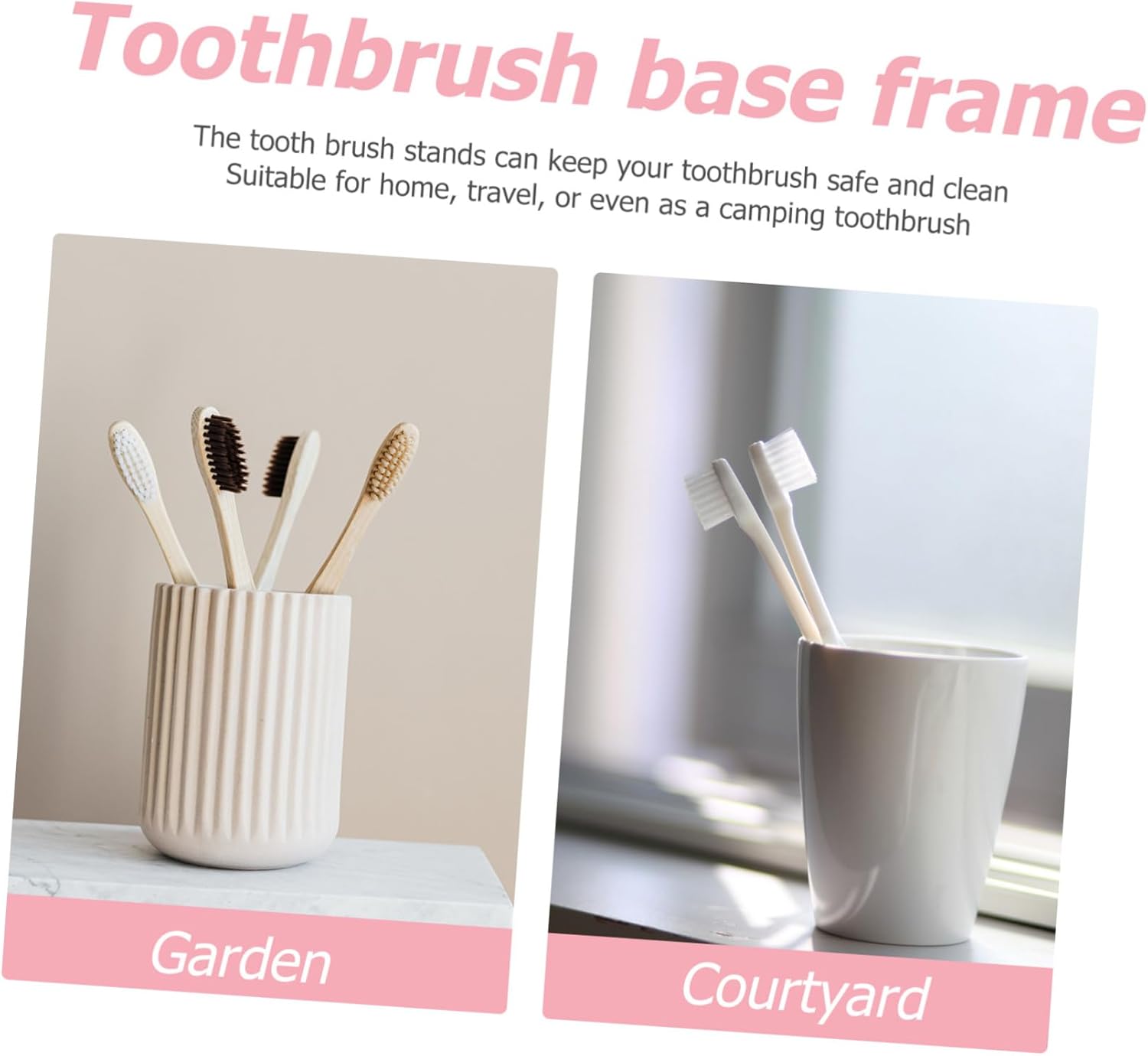 ABOOFAN 3Pcs Marble Electric Toothbrush Holder Stylish Bathroom Organizer