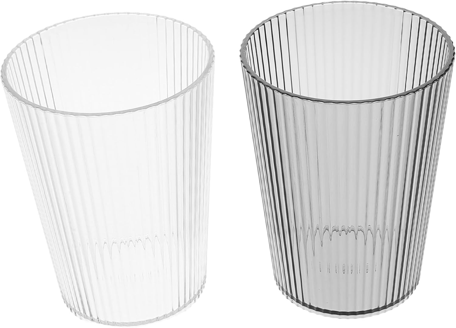 Chic 2-Pack Toothbrush Cup with Storage for the Bathroom