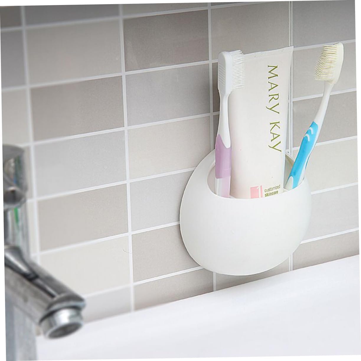 ABOOFAN Suction Cup Toothbrush Holder Stand for Bathroom