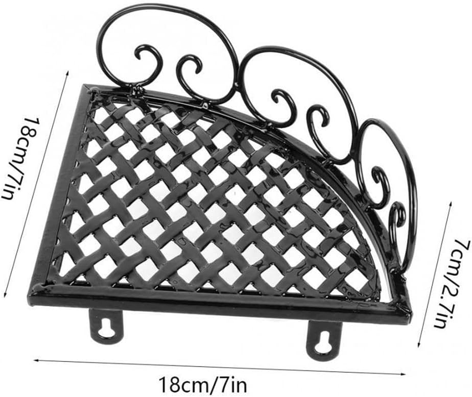 BAHELS Corner Shower Caddy Iron Art Storage Rack