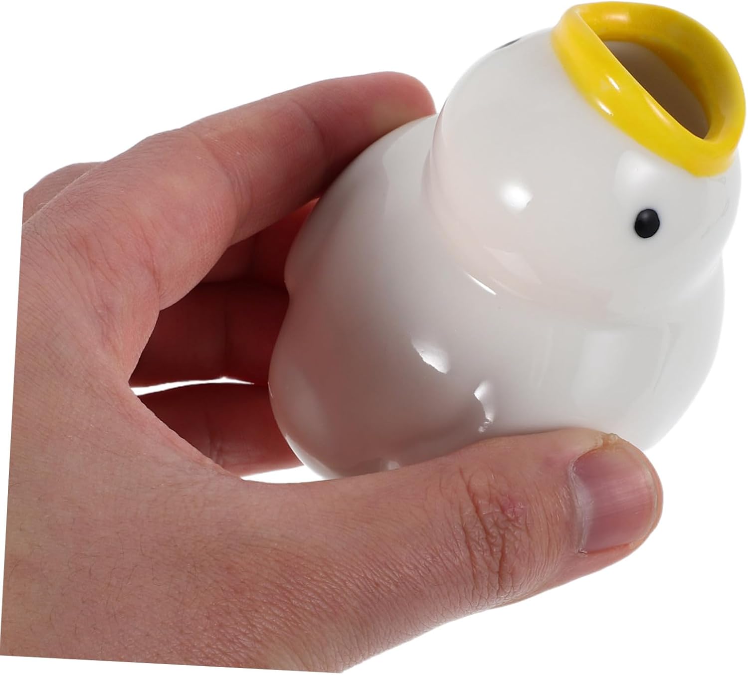 Bestyash Cute Ceramic Cartoon Duck Toothbrush Holder Bathroom Organizer