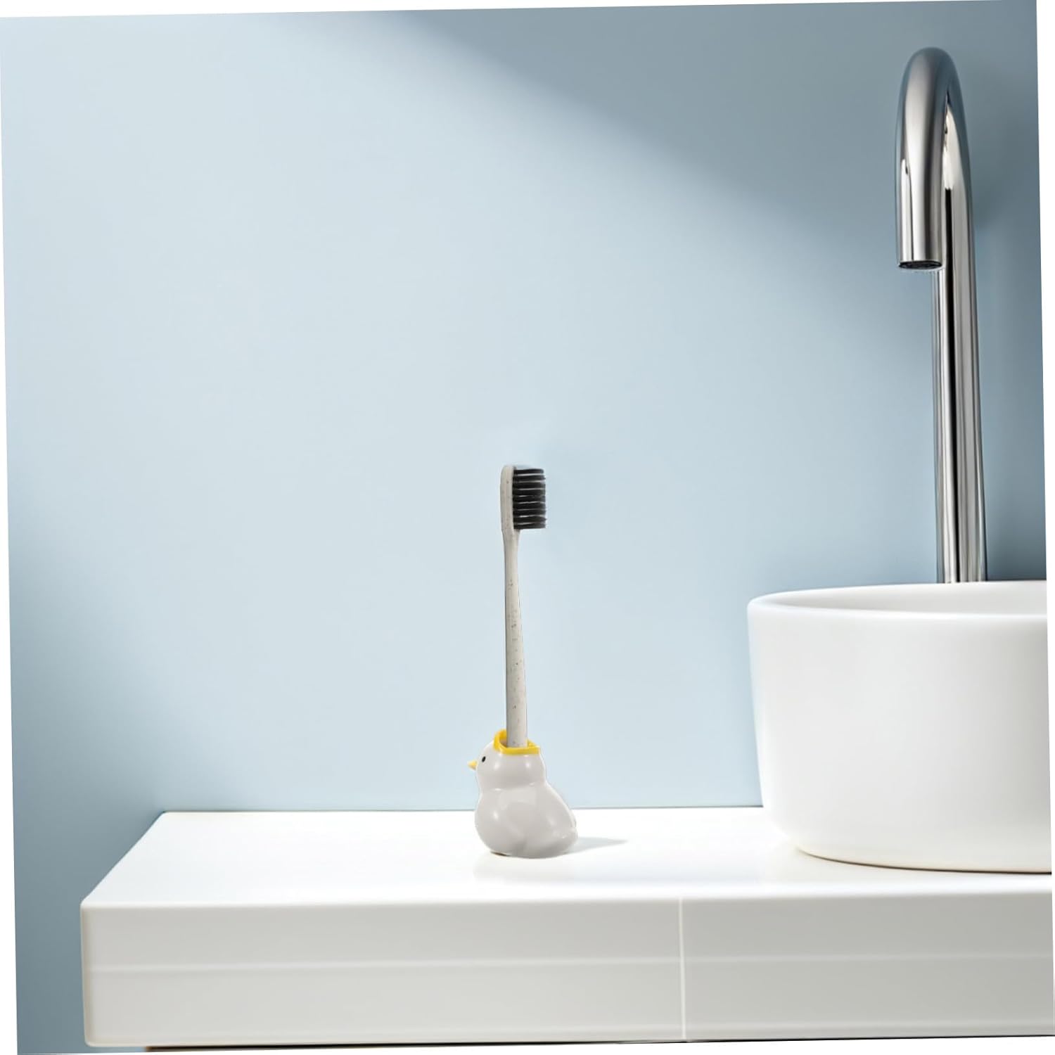 Beaupretty Cute Ceramic Toothbrush Holder for the Bathroom