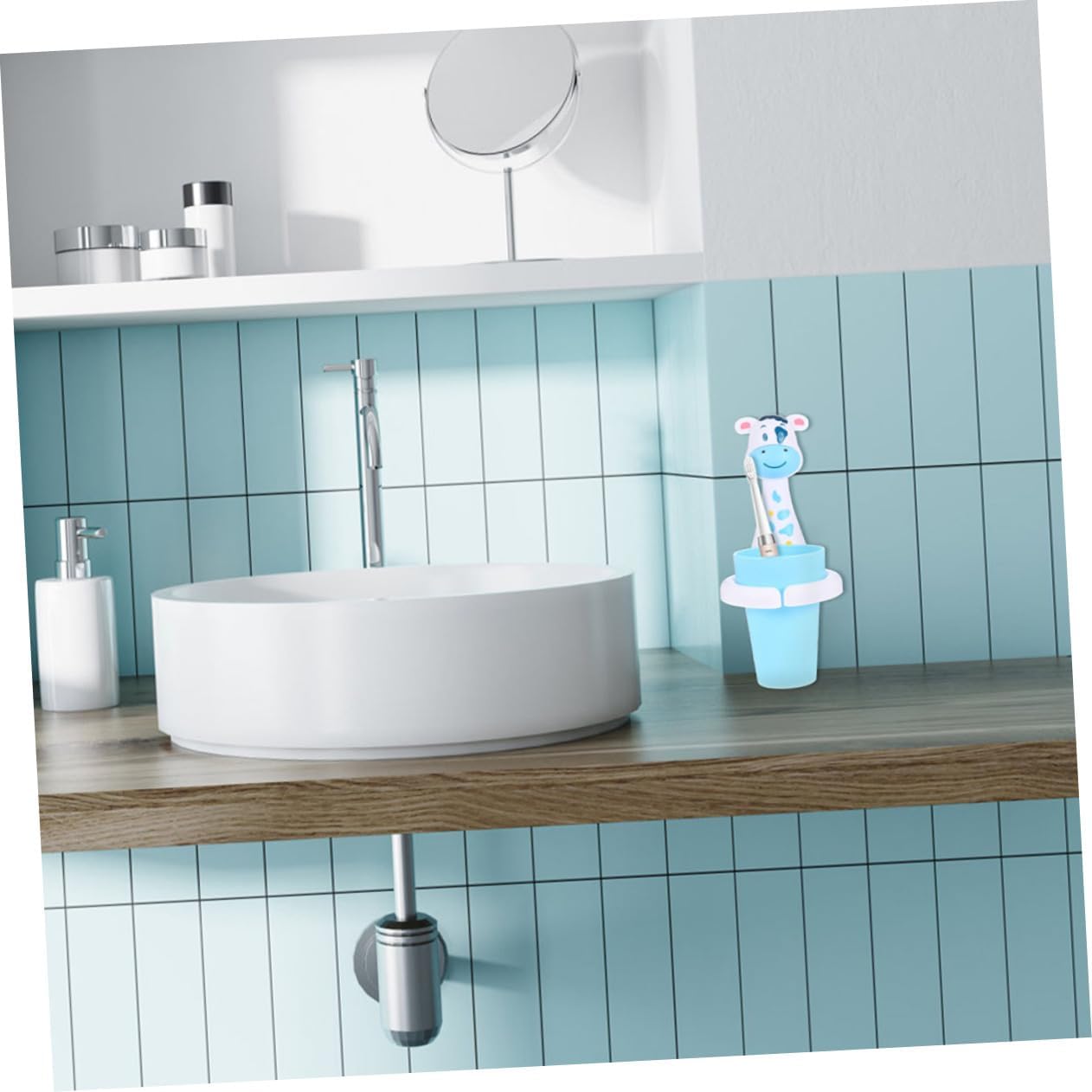 SOPOTUTU Cartoon Animal Toothbrush Holder