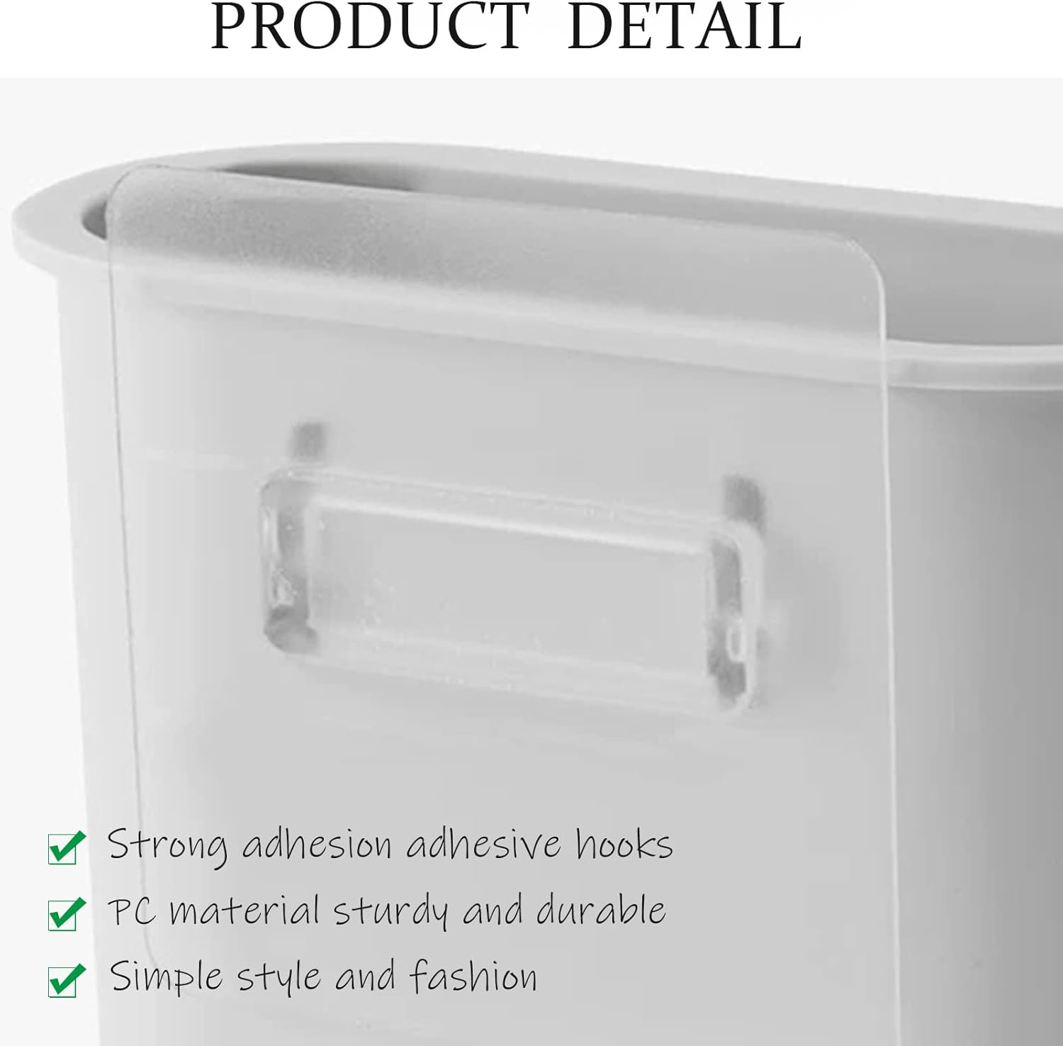 Durable Wall-Mounted Space-Saving Toothbrush Holder Black