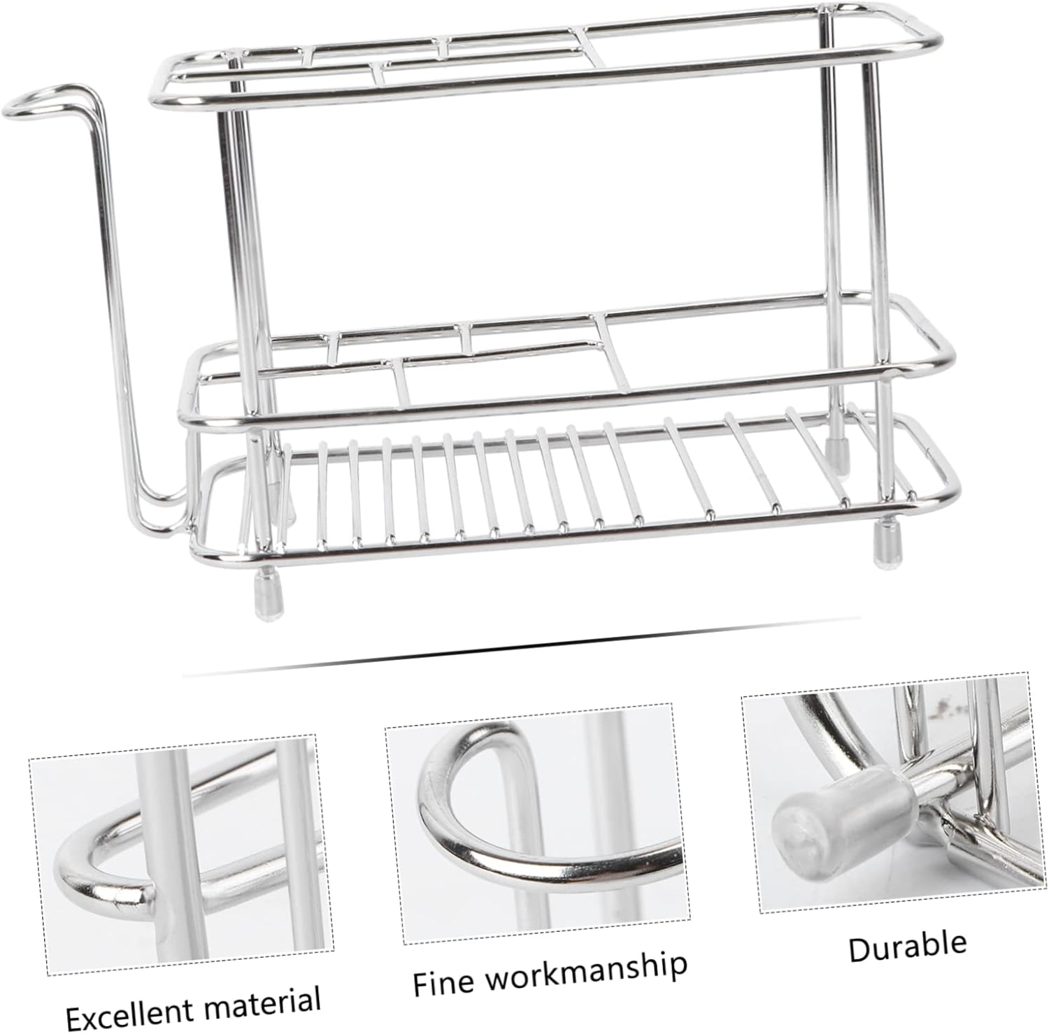 Stainless Steel Wall-Mounted Toothbrush Holder