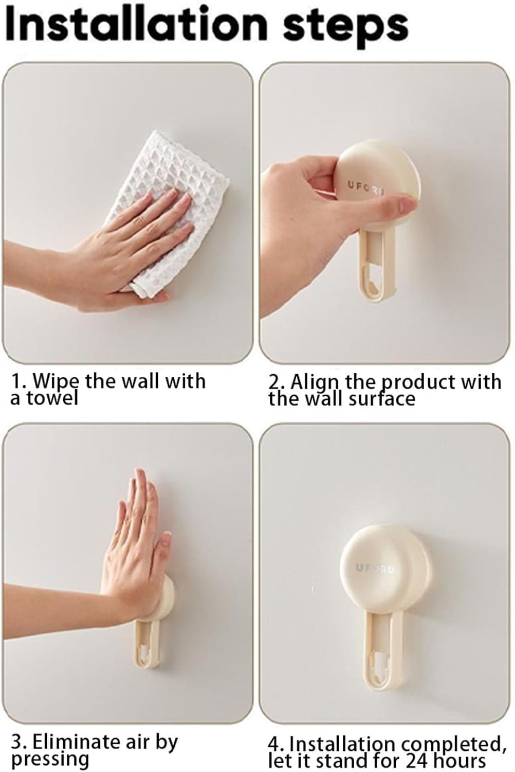 Cute Robot Bathroom Organizer with Suction Cups 2PCS