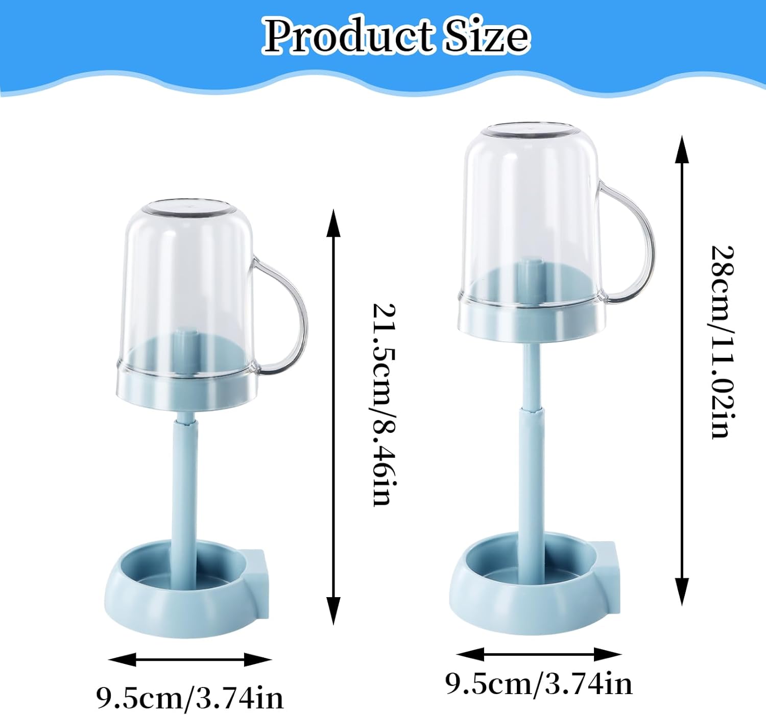 Perfectly keeps your toothbrush and mouthwash clean safe and dry