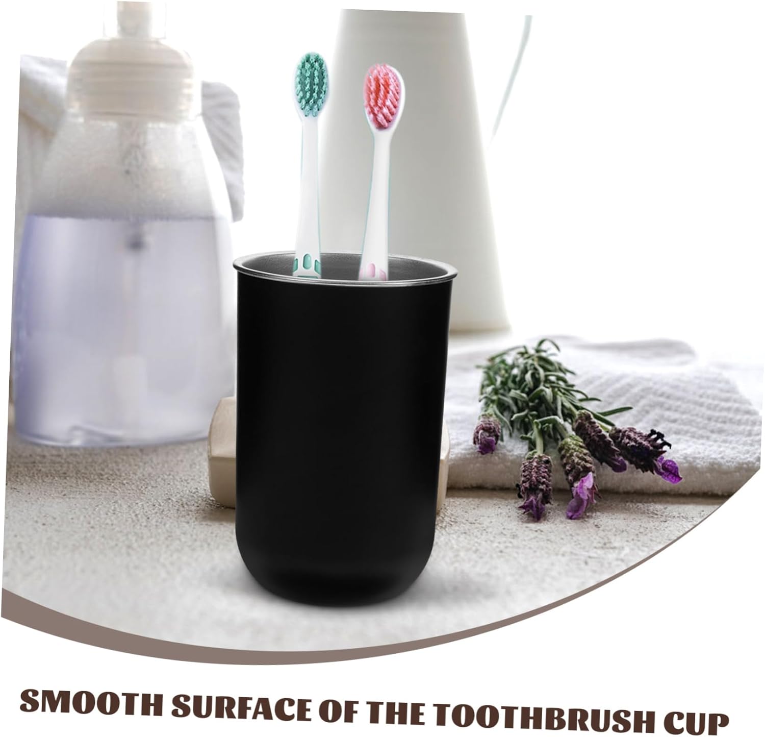 Amosfun Stainless Steel Travel Toothbrush Holder