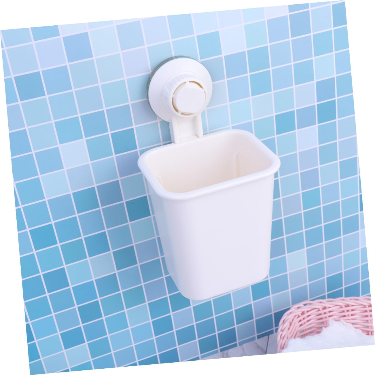Suction-Cup Wall-Mounted Toothbrush Toothpaste Holder