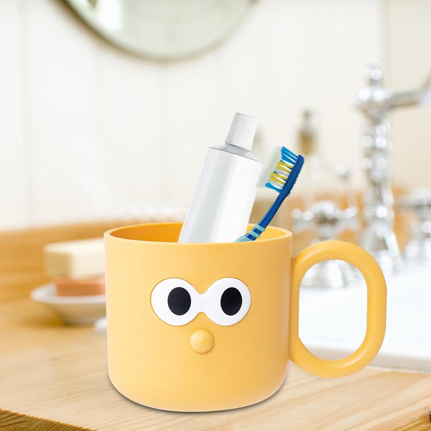 Charming Cartoon Toothbrush Cup for Kids Reusable EPRE