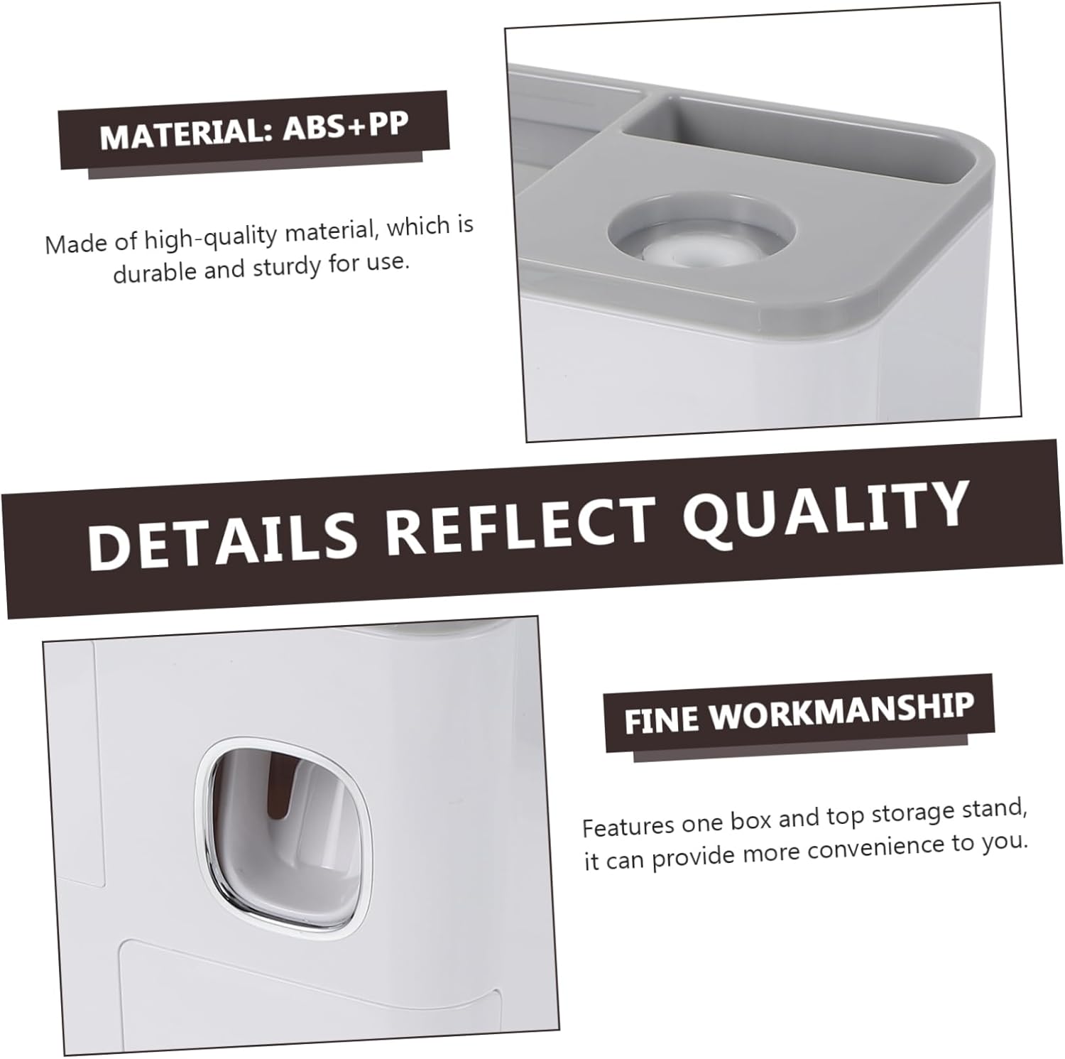 Unomor Wall Mounted Toothbrush Rack