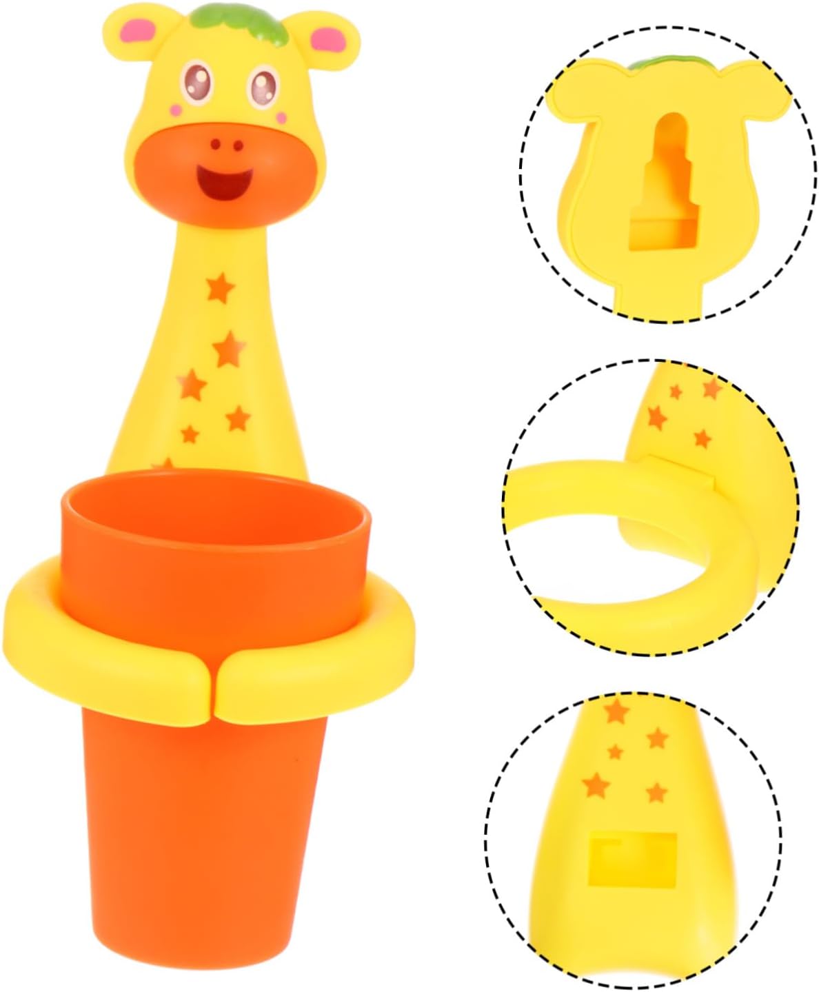 PP Plastic Toothbrush Holder Mount Set of 2