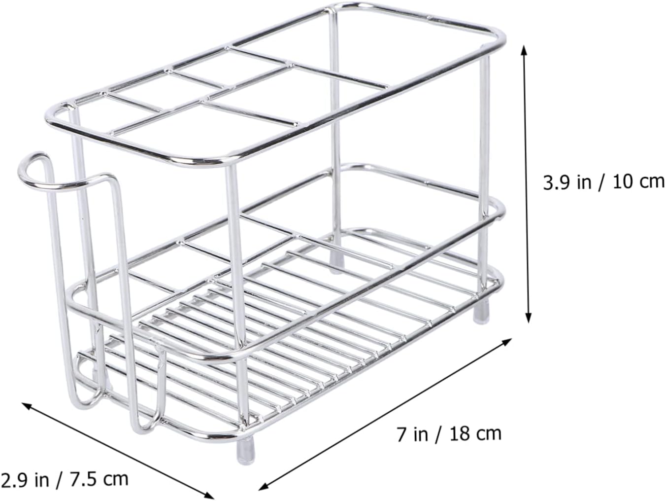 Stainless Steel Toothbrush Holder Shower Rack