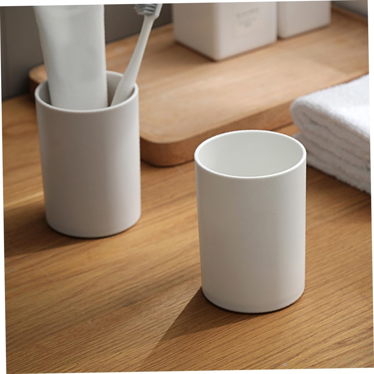 Reusable Toothbrush Holder Mugs